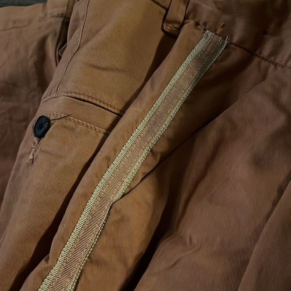 EUC Veronica Beard- Ryder Tuxedo Stripe Pants in Color Clay. Size 4 - Picture 11 of 11